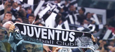 Juventus supporters Ã©charpe